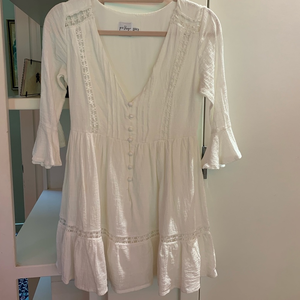 Princess Polly White Eyelet Dress